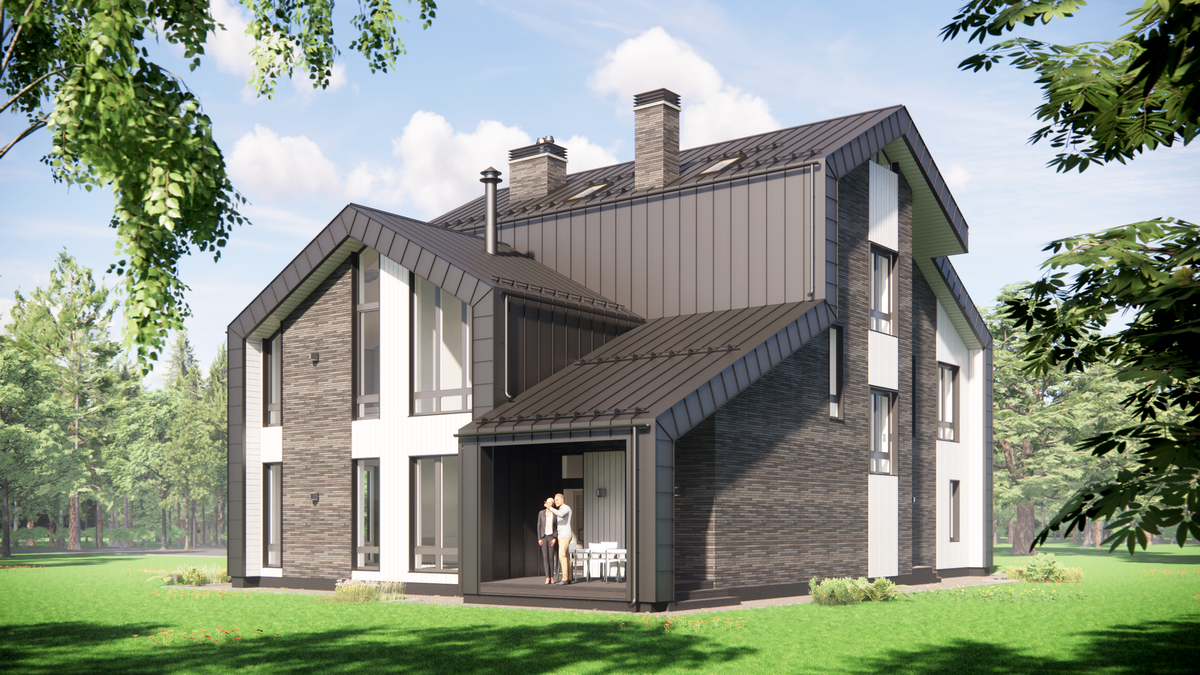 3-х этажный дом в стиле эклектика, площадь 496 м2
Срок строительства 9 месяцев.
