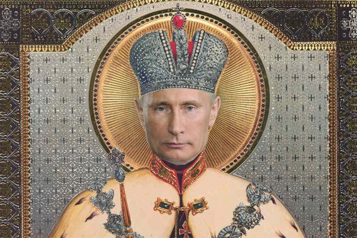 Путин на троне в чехии
