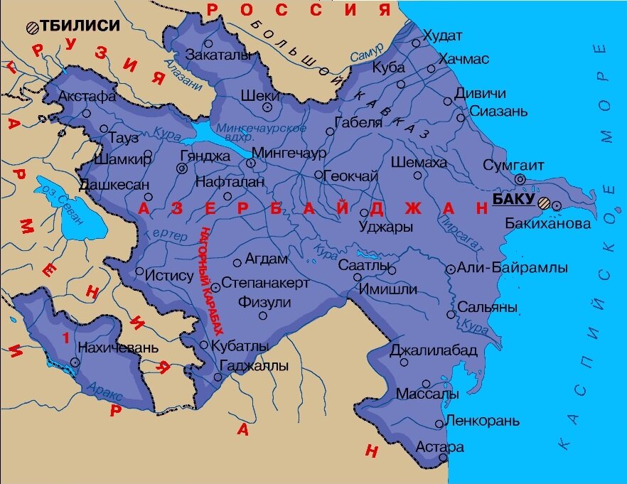 Карта лерикского района азербайджана