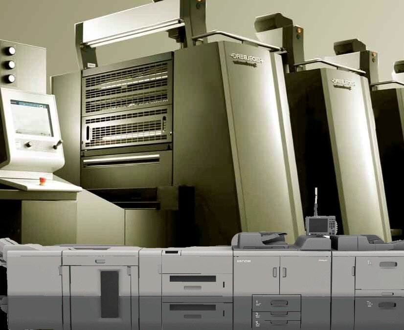 Офсетная и цифровая машина