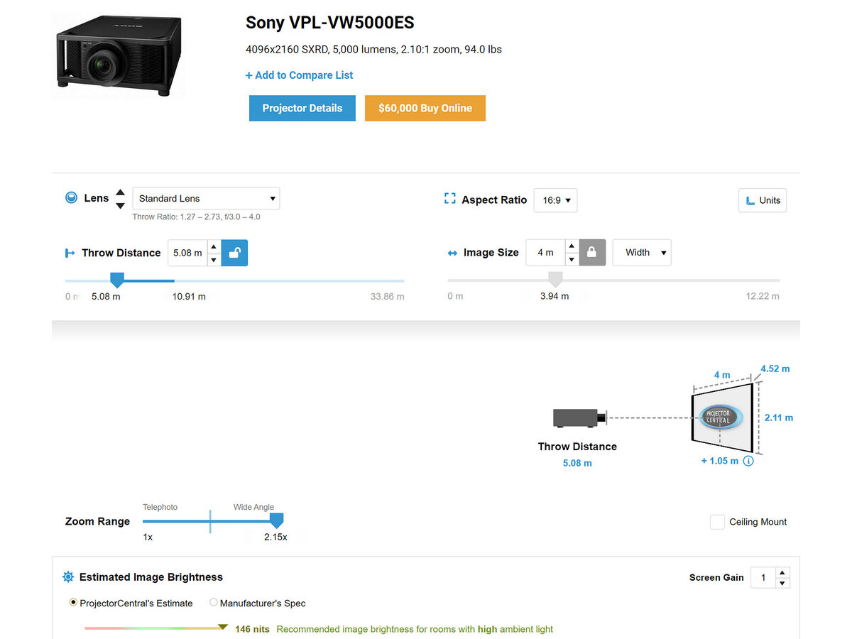 Яркость решает: тест лазерного проектора для домашнего кинотеатра SONY  VPL-VW5000ES | Уголок киномана | Дзен