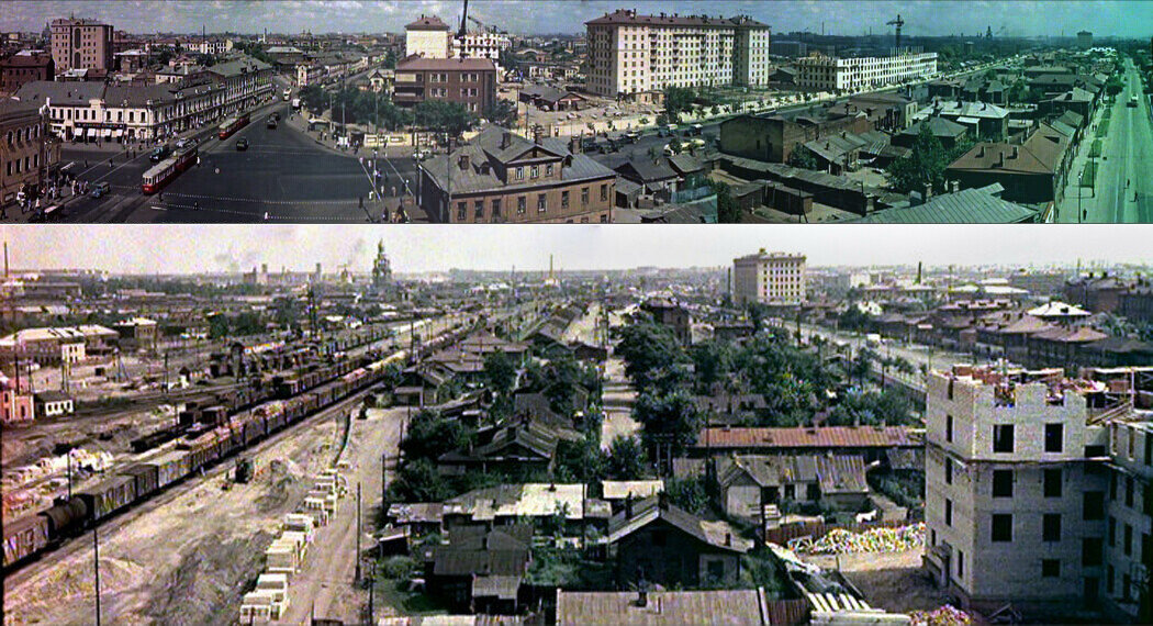 Нижегородский вокзал в Москве. Конец 1950-х