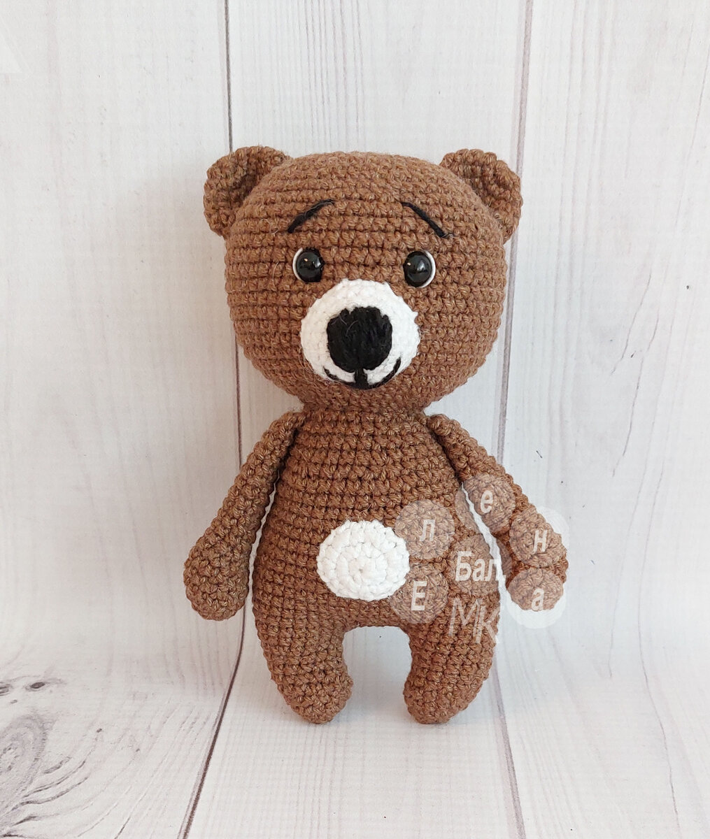 Мишка крючком