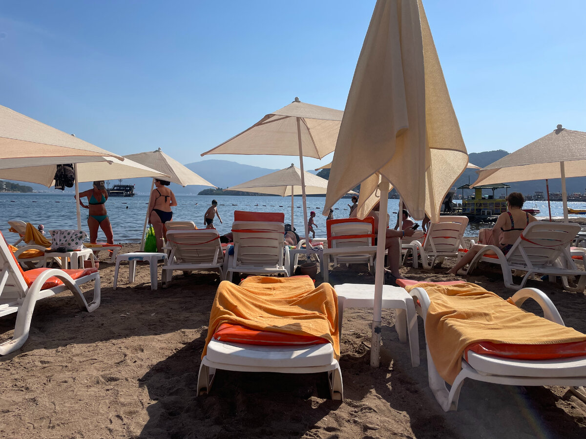 Пляж, Ичмелер