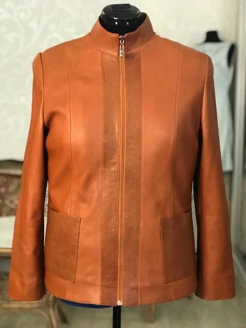 Переделка кожаного жакета в куртку. Ателье Ирины Берзиной.