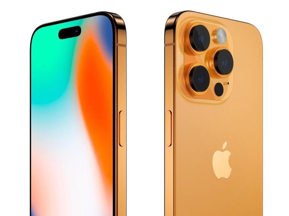 концепт iPhone 15 Pro в новом цвете