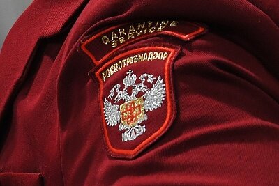    Шеврон сотрудника Роспотребнадзора ©Сергей Мамонтов РИА Новости
