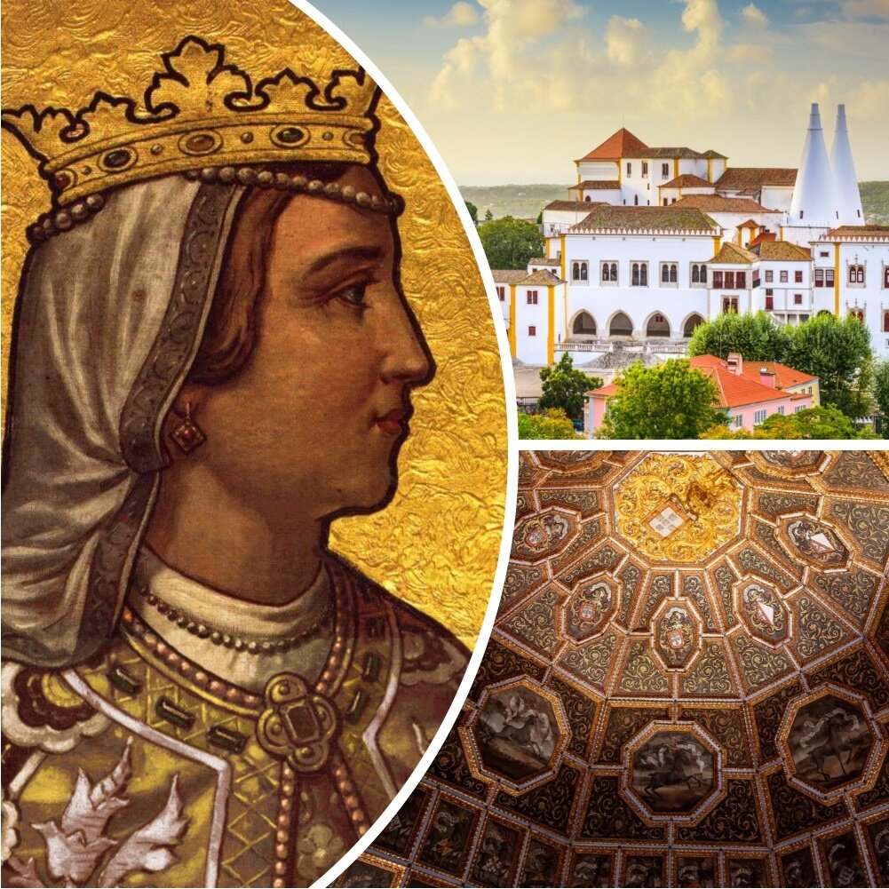 Филиппа Ланкастерская в портретной живописи XIX века. Дворец Синтра, Португалия.