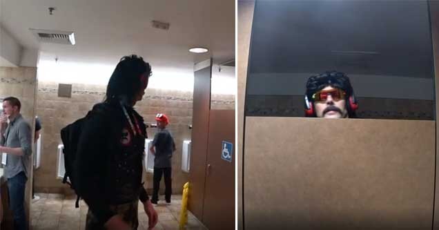 Разглашение личной информации о владельце без его разрешения. Назвав  номер телефона или место жительства другого стримера, вы вполне  рискуете получить бан. Под эту статью подходят и трансляции из  непубличных мест. Один из самых громких примеров — бан Dr.Disrespect,  который во время стрима зашел в туалет и снимал людей, находящихся в  нем.