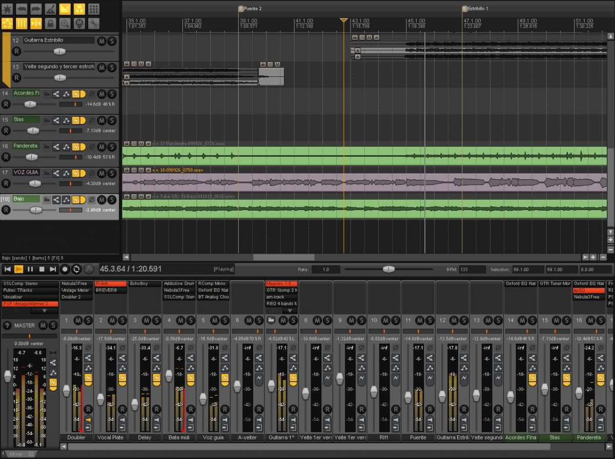 Как создавать музыку на компьютере видео. Reaper (Digital Audio Workstation). Reaper DAW. Reaper 6 DAW. Reaper 2 DAW