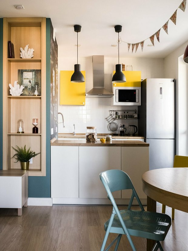 5 крутых идей для оформления мини-кухни из проекта профи | INMYROOM | Дзен