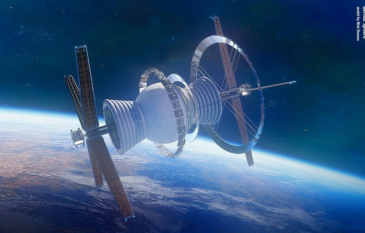 Фото спутника в космосе для детей