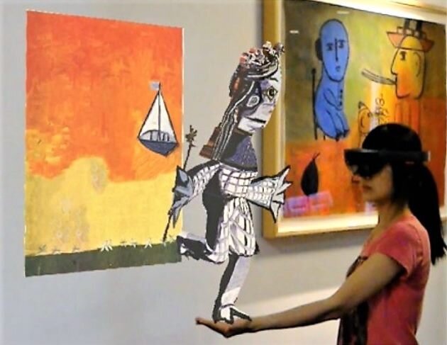 Анимированная картина Пикассо