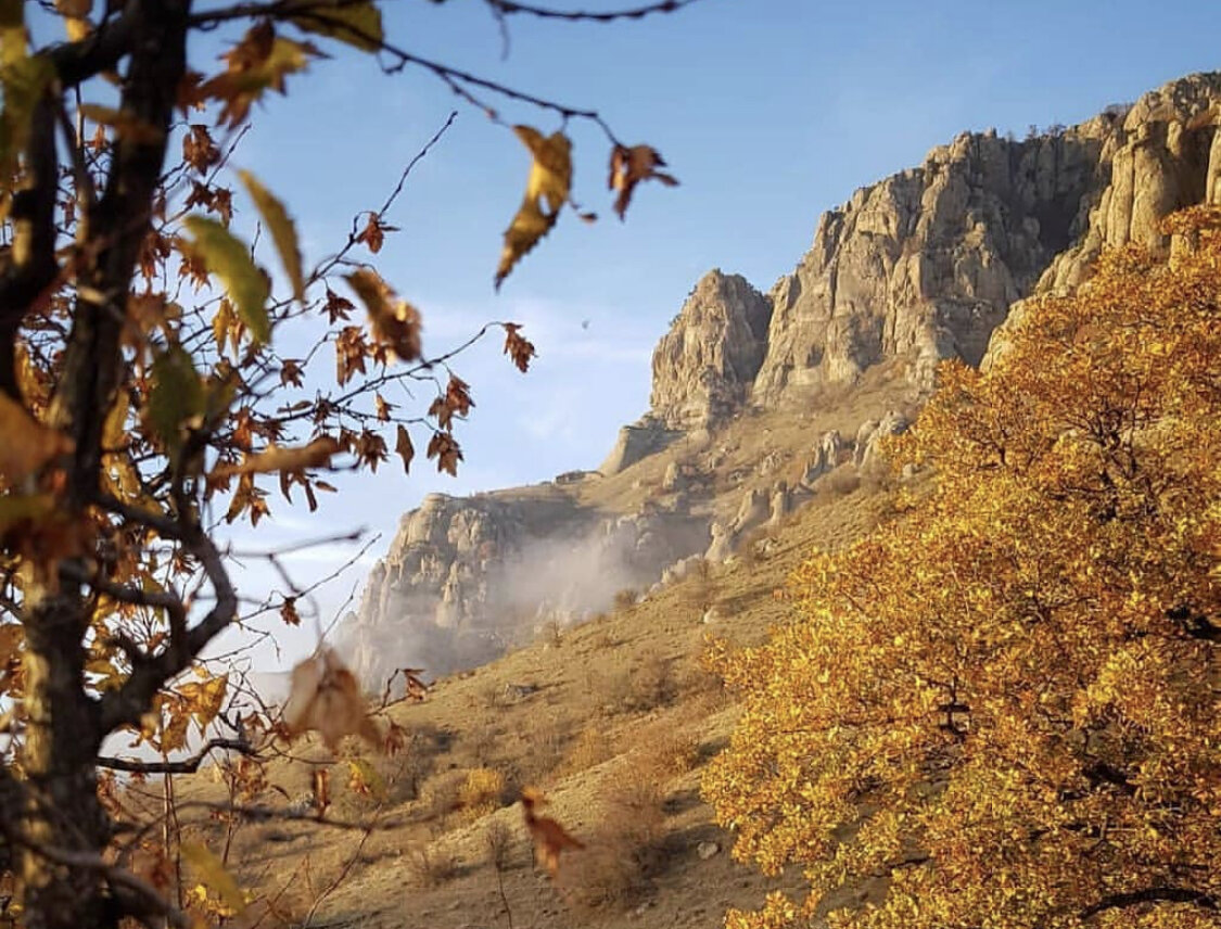 Золотая осень на Демерджи в Крыму