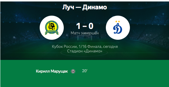 Матч Динамо-Луч. Фото vestiprim.ru