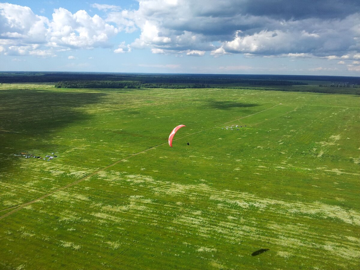 Полёт на параплане. Параглайдинг или парапланеризм.