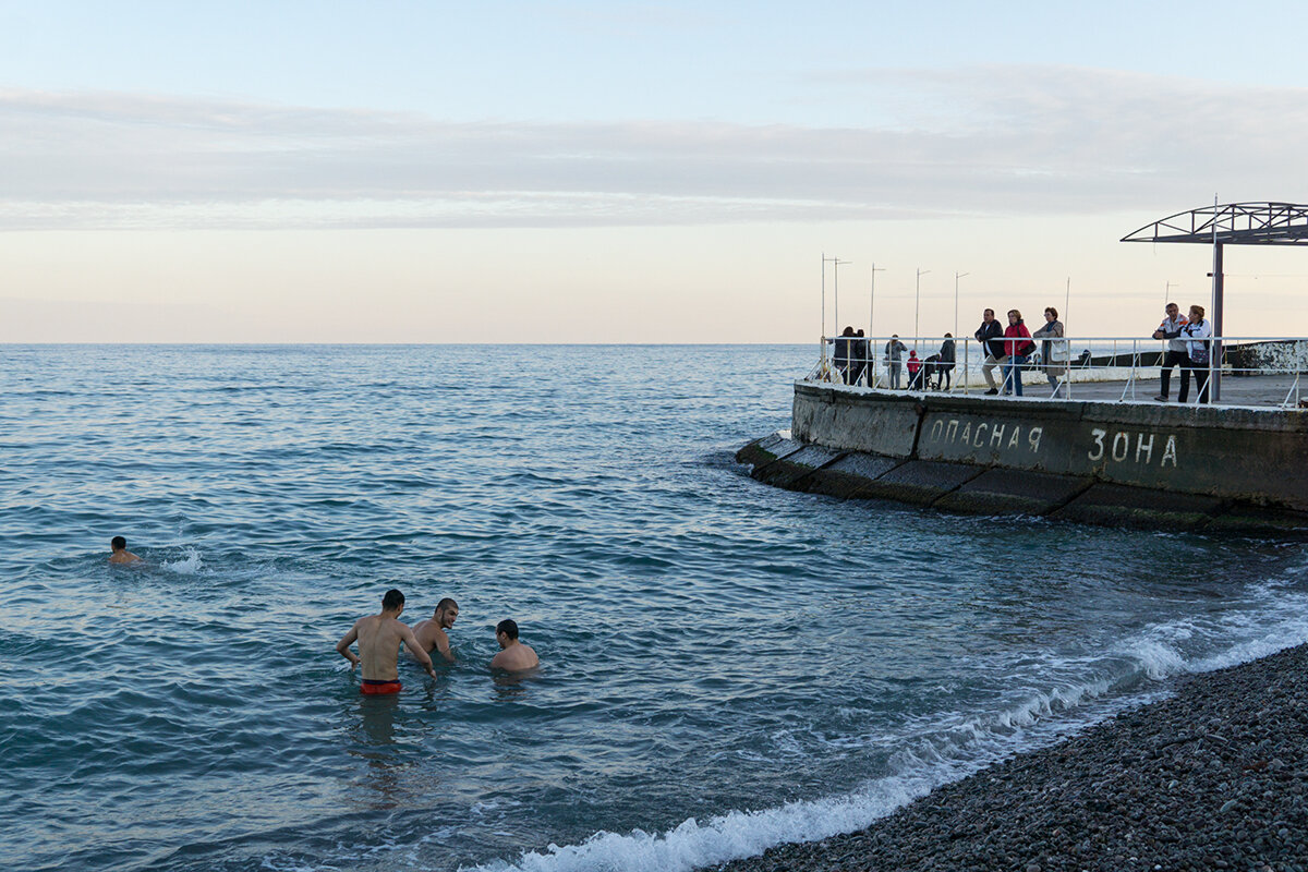 Городской пляж Алушты
