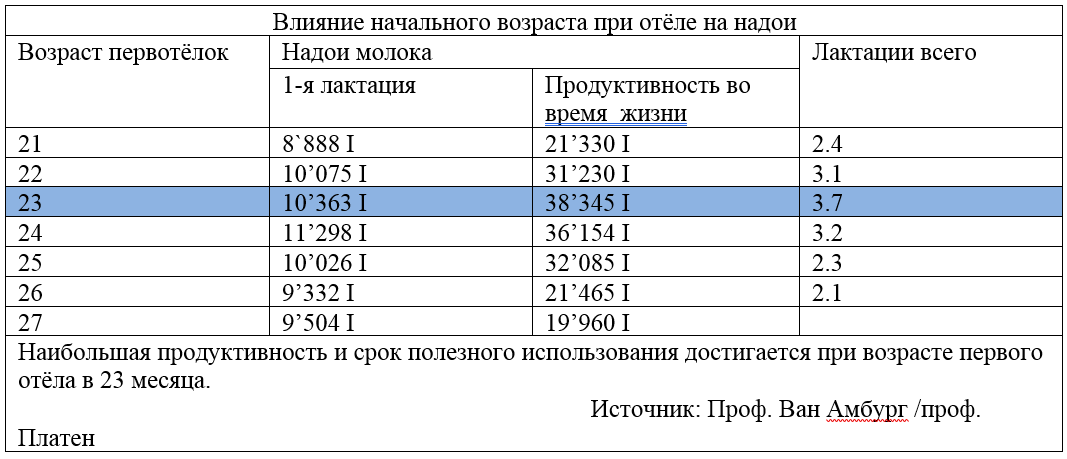 Таблица 1