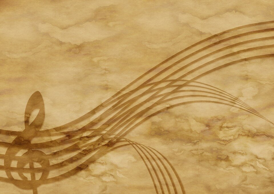 https://pixabay.com/illustrations/paper-parchment-clef-music-stains-787642/