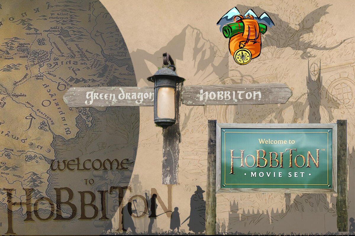Таблички в Хоббитоне.