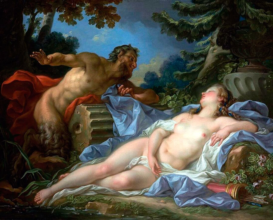 Жан-Симон Бартелеми. Юпитер и Антиопа, 1778