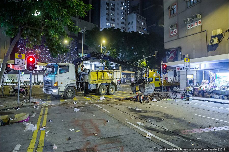 Просто обалдеть, как выглядит Гонконг на утро после протестов и погромов