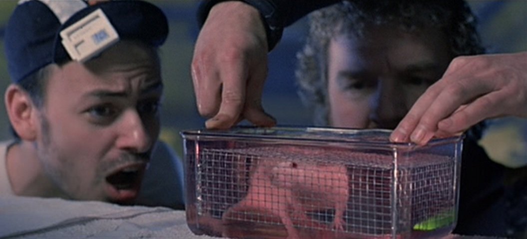 Кадр из фильма Дж. Кэмерона "Бездна", 1989 год