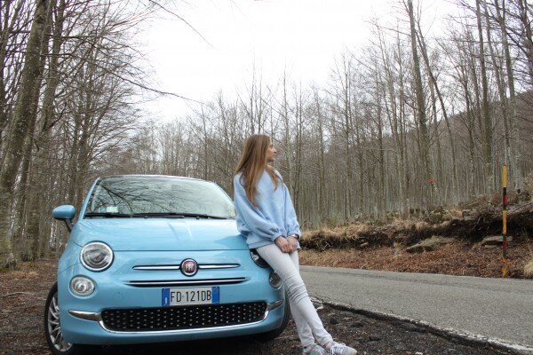 Fiat 500 Blue