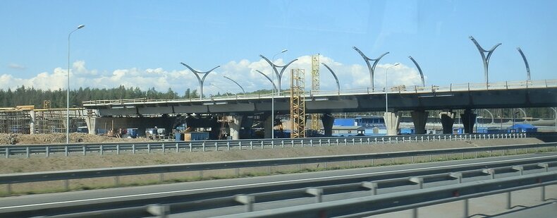 Строительство западного скоростного диаметра