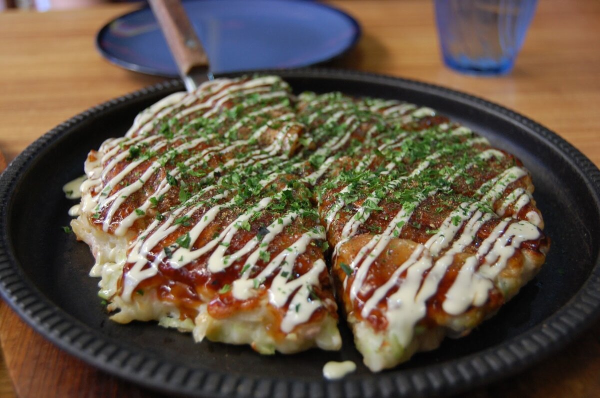 японская пицца окономияки рецепт фото 11