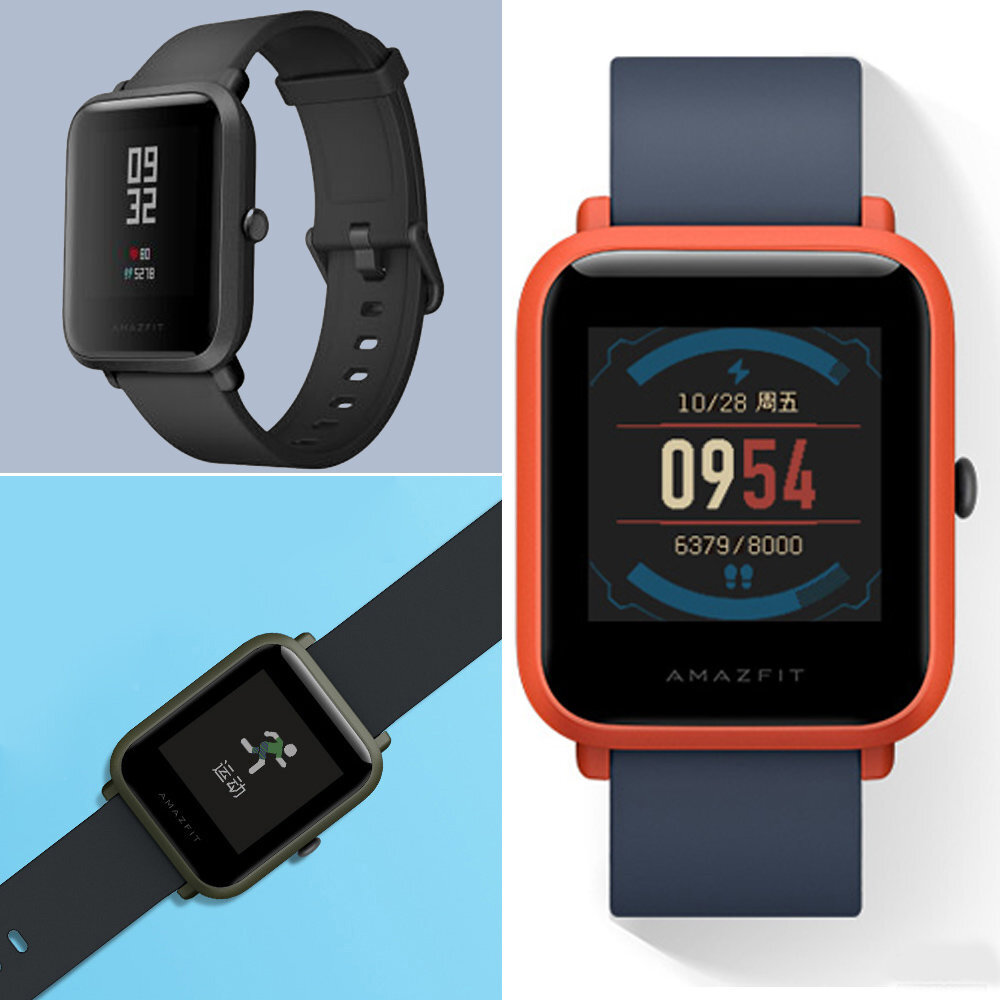 Amazfit Bip достаточно легкие и в процессе занятий спортом практически неощутимы на запястье.