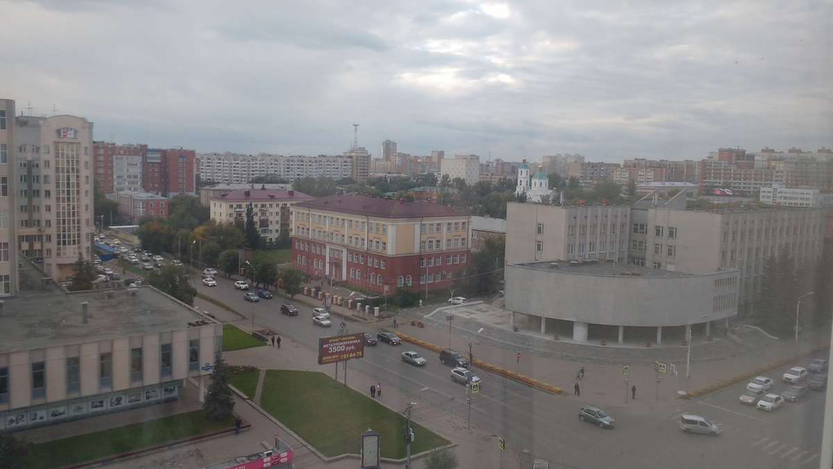 Вид из гостиницы "Отель Флагман"