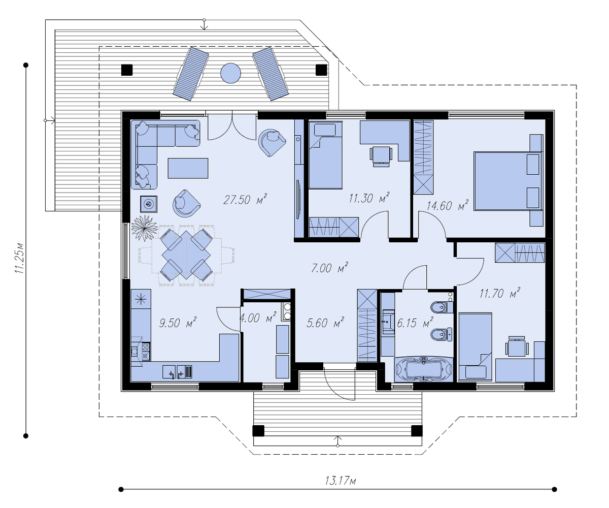 Optimum House z7 планировки