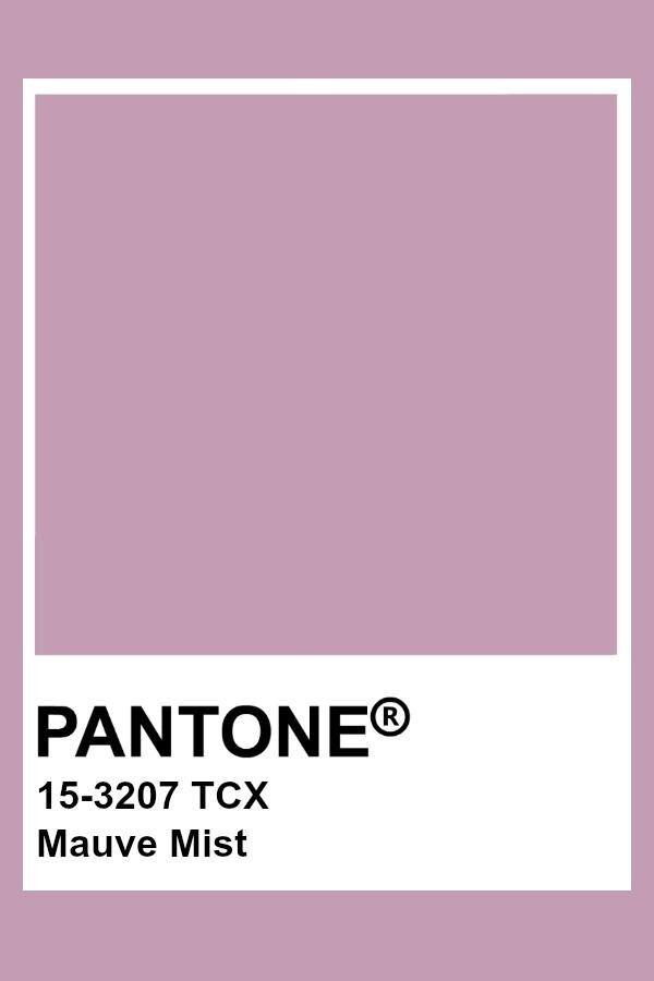 Один из пантонов лилового цвета. Обратите внимание на название: Mauve.