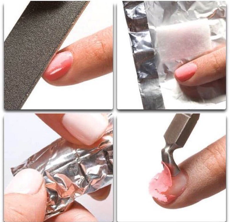 Правильный алгоритм снятия гель-лака в домашних условиях