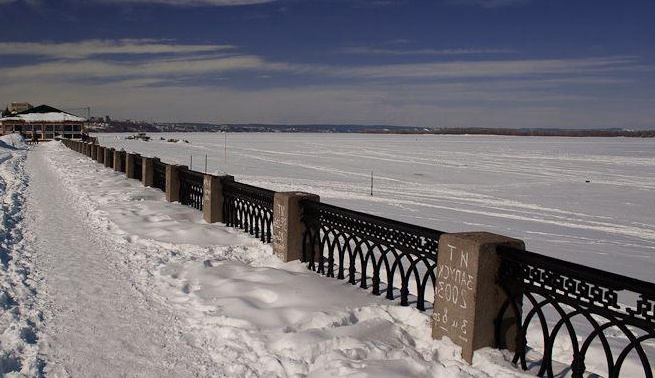 Замёрзшая Волга