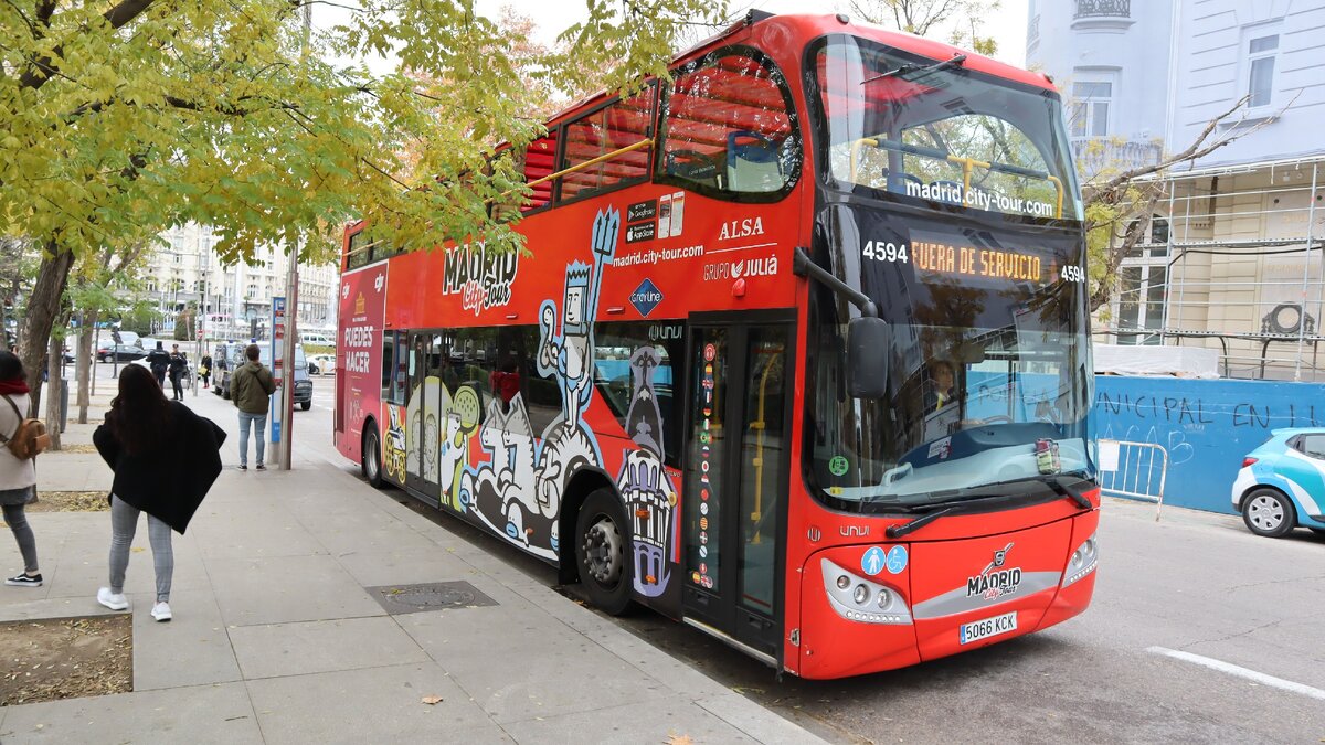 МАРШРУТ №2 ТУРИСТИЧЕСКОГО АВТОБУСА В МАДРИДЕ