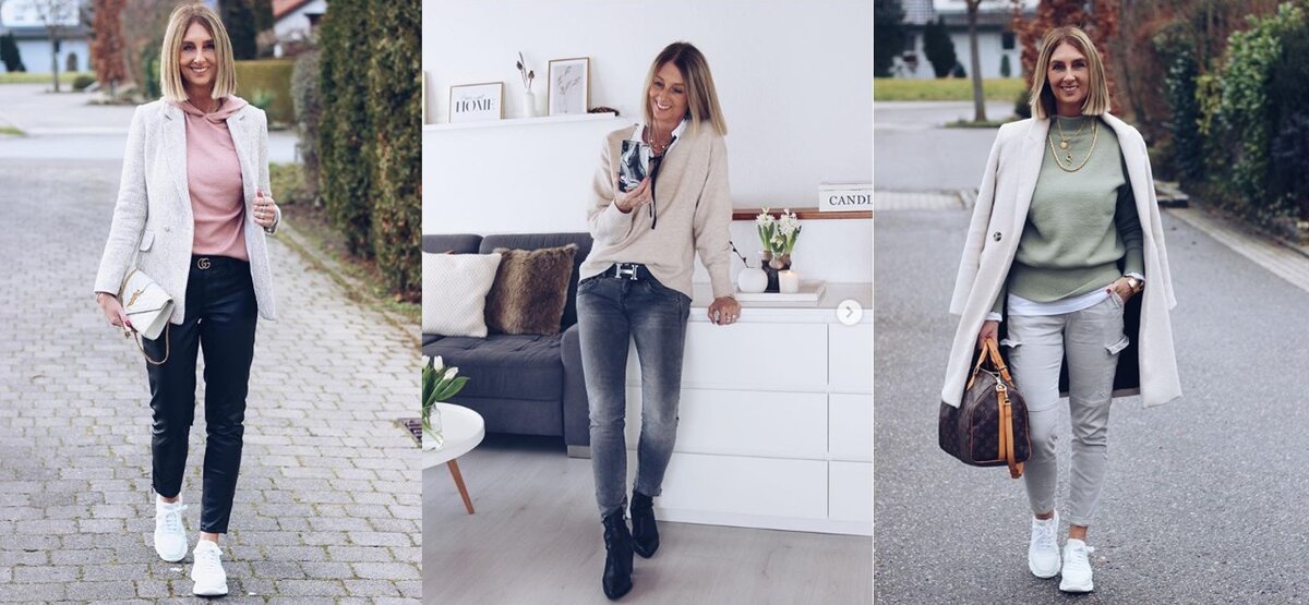  У автора профиля 57,5 тыс. подписчиков. Кто поверит что ей за 50, максимум 45 лет.