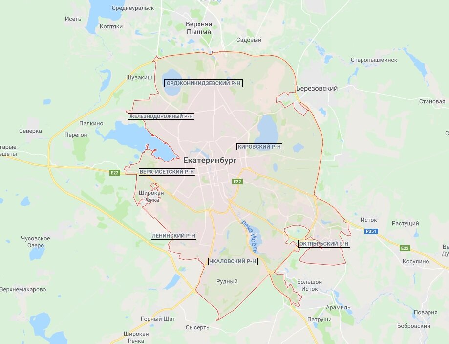 Карта улиц екатеринбурга с номерами домов - 97 фото