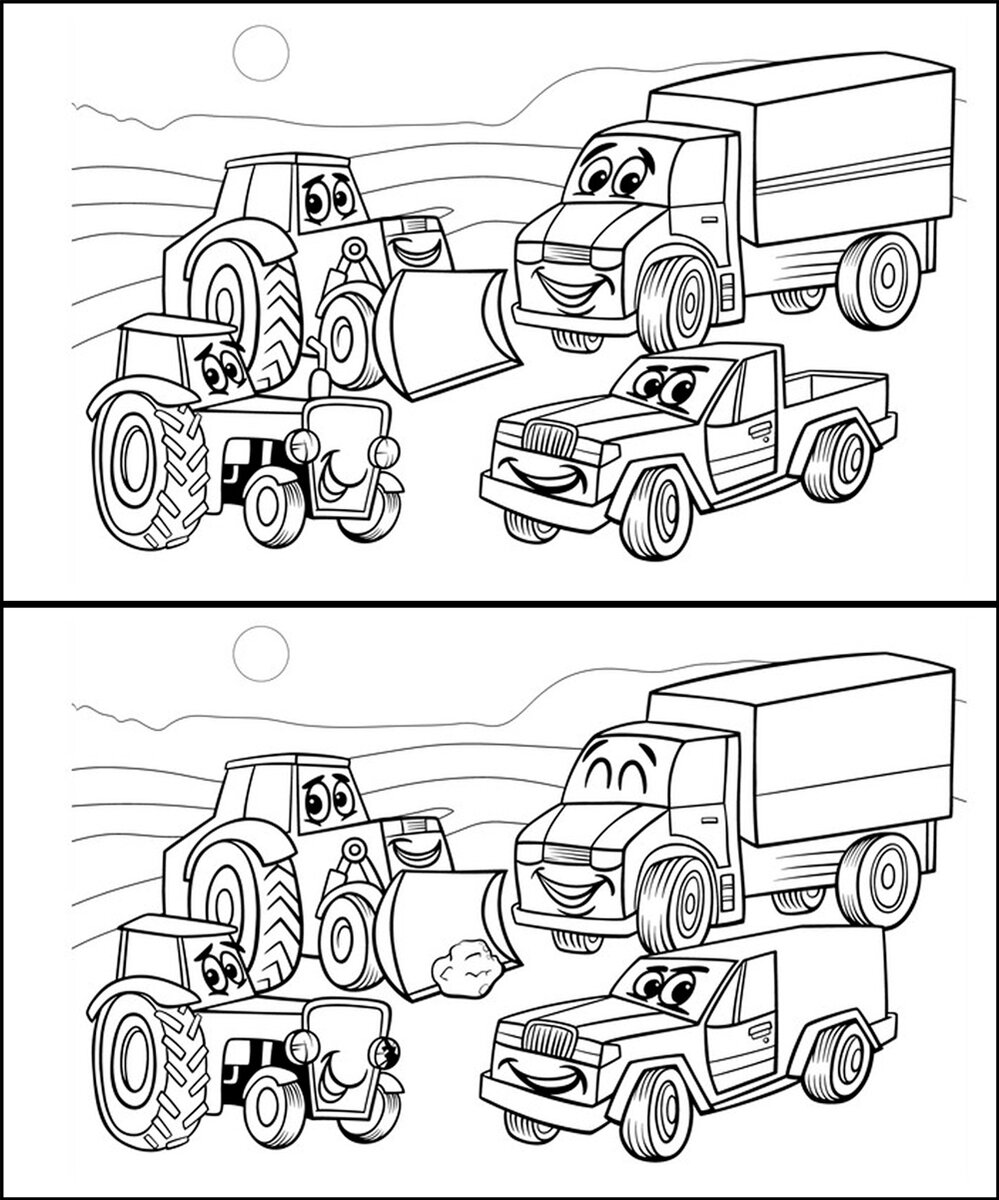 Найди 10 отличий