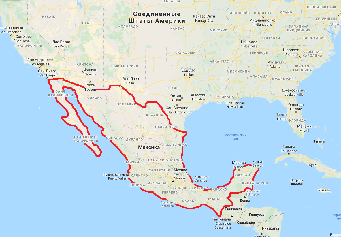 Мексика на карте. Граница Мексики и США на карте. США-Мексика карта Мексика граница. Граница Америки и Мексики на карте. Границы Мексики на карте мира.