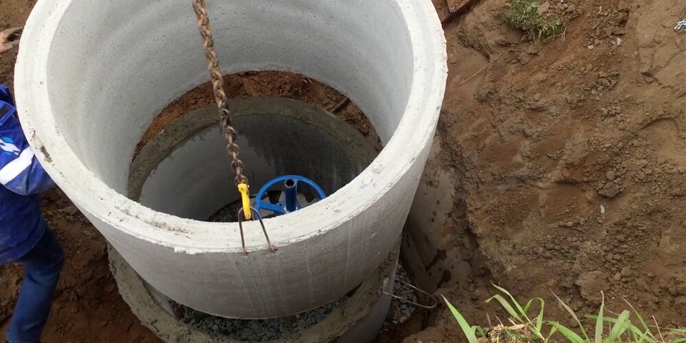  Канализационная насосная станция из железобетона
 