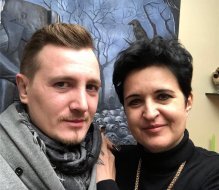 Влад с мамой