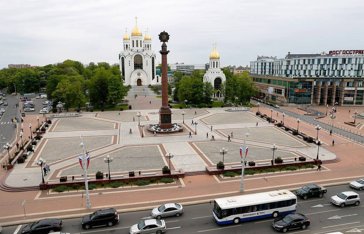 Площадь победы калининград фото