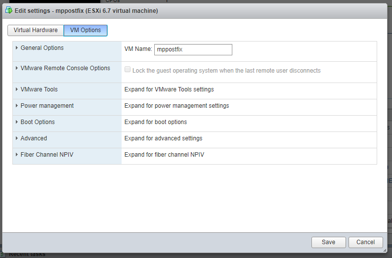 Vmware failed to power on. ESXI виртуальные машины в браузере. Edit Custom VM options. ESXI 6.7 ограничение доступа к виртуальной машине учетной записи. ESXI option rollback.