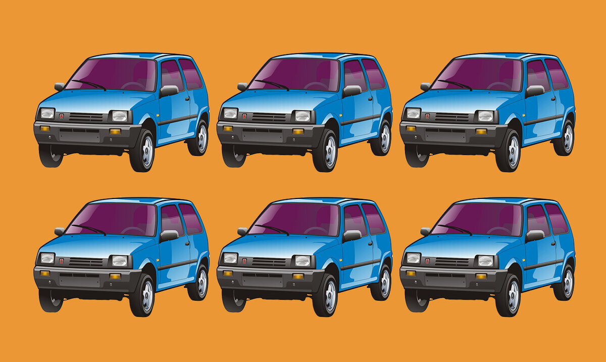 Какая из машин отличается?