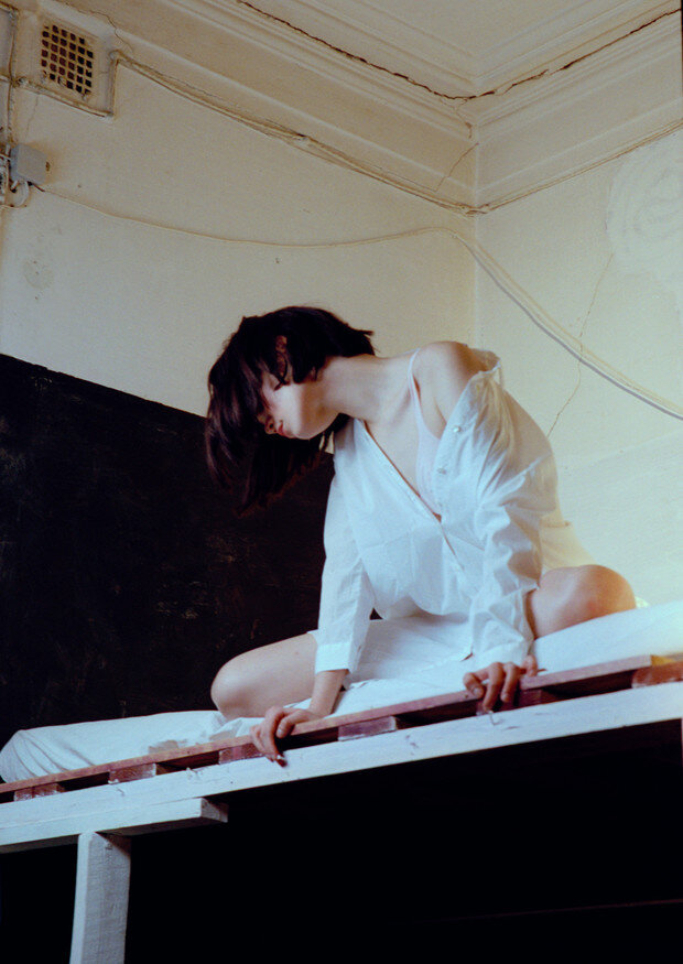 Кадр из съемки журнала ELLE