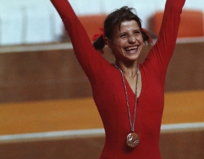 Ольга Корбут в Монреале 1976
