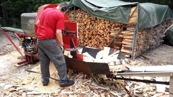 Дровокол своими руками: механический, с электроприводом