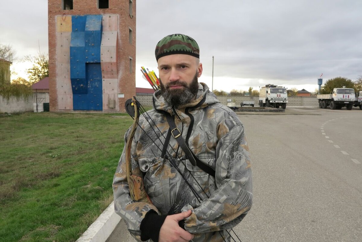 Руслан Сапожник, в Исламе сейчас он взял имя Сайфуллах. Фото автора.